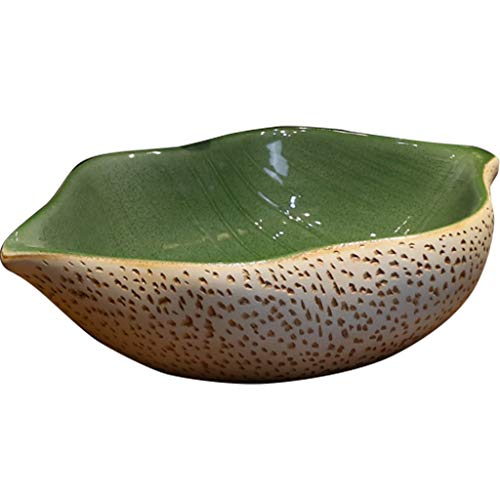 Lavandini Bagno Lavelli Sottotop Lavandino Ceramico della Foglia del Loto di Stile Cinese del Giardino Lavabo Bagno retrò Green Corridor Hotel Above Counter Basin
