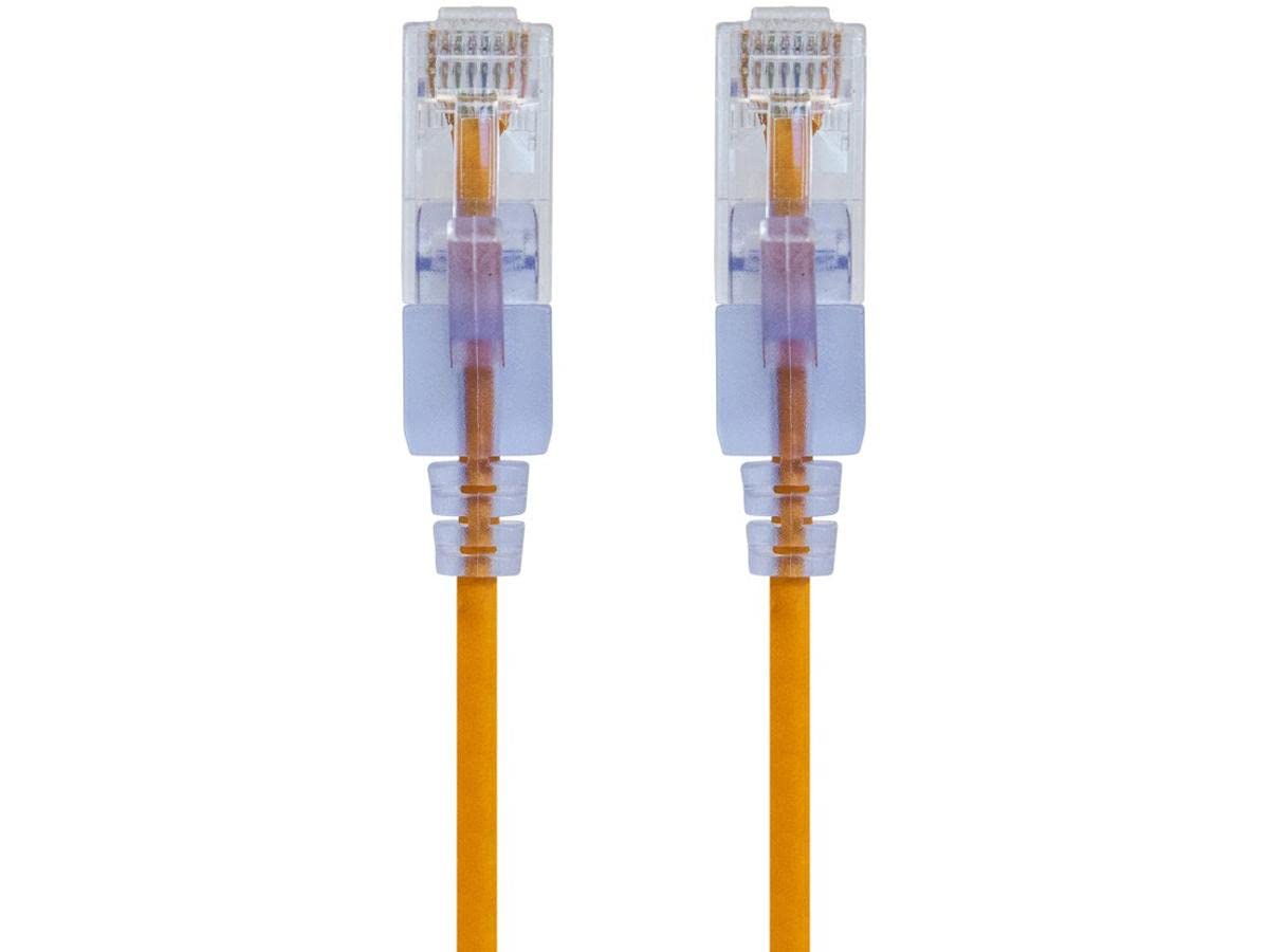 Monoprice Cat6A Ethernet Patch Cable - Snagless RJ45, 550Mhz, 10G, UTP, Pure Bare Copper Wire, 30AWG, 10-Pack, 1 Feet, Black - SlimRun Series — Amazon image 23