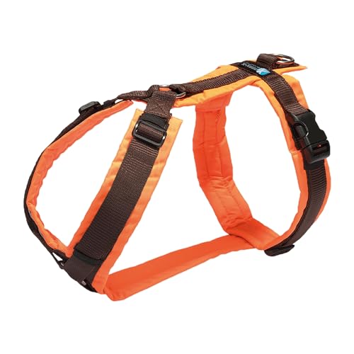 ANNYX Brustgeschirr Protect - Leuchtorange/braun Gr. L