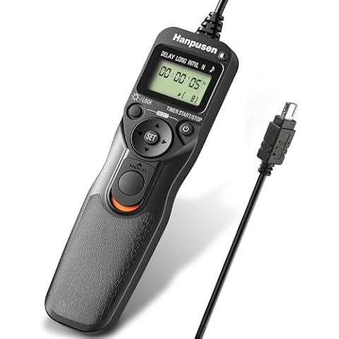 HANPUSEN Camera Timer Remote Shutter Release Time Lapse for Nikon Df, Z7, Z7 II, Z6, Z6 II, Z5, D750, D780, D7500, D7200, D7100 Cover