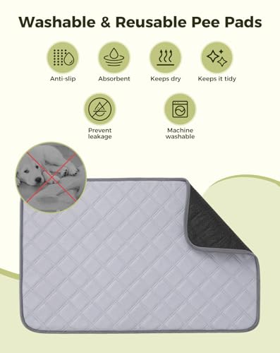 Petcozife 76 x 51 cm Hundetoilette Hundeklo mit 2 Stück Kunstrasen, Wiederverwendbar Waschbar Welpentoilette für Wohnung, Balkon, Zuhause, für Ältere, Kleine, Grosse Hunde