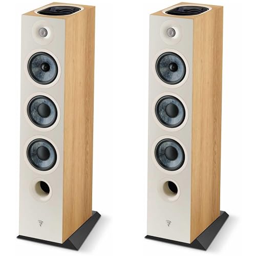 Focal Chora 826-D Dolby Atmos Home Cinema Floor Standing Speakers - Light Wood (Pair)