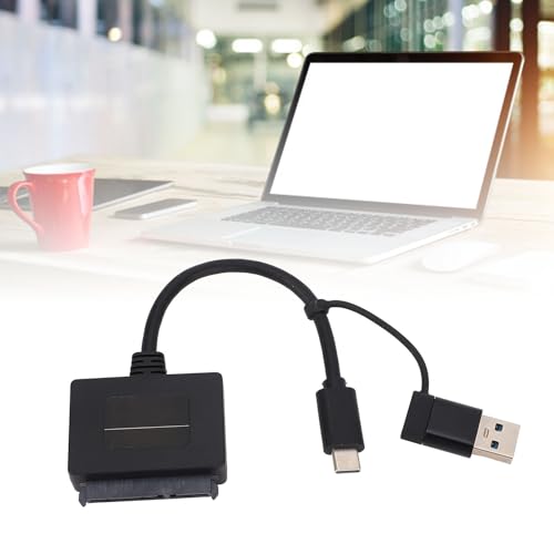 Adaptador de cable SATA a USB-C para disco duro 2.5 pulg miniatura 6