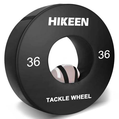 BOOSTEADY Football Tackle Wheel Dummy Denser Softer Foam Tackling Dummies for Football Youth - 36" Tackling Wheel with Straps