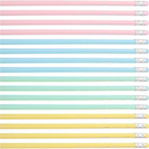 Abaodam 三角軸消し付筆 軽量耐折れ設計 向け学習用デッサン筆 文房具小学生お絵かき練習用