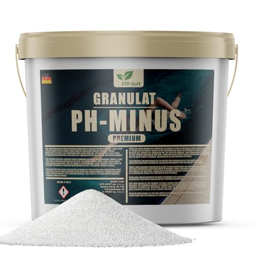 Cubo de pH, pH negativo, granulado, reducción de pH, para piscina, de primera calidad, pH negativo para piscina, granulado de pH menos, piscina de pH menos, accesorios para piscina (20 kg)