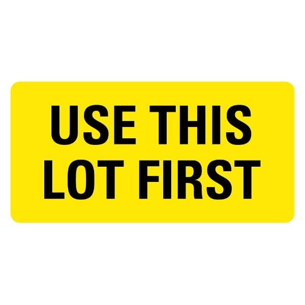 USE This LOT First Medical Labels LV-MQC18