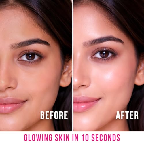 Image of NEUD Illuminating Strobe Cream Gold 50g, Primer + Highlighter + Moisturizer with Cocoa Butter and Hyaluronic Acid, 3 in 1 Strobe Cream for Face, Flawless Radiant Dewy Skin & Glowing Makeup Base