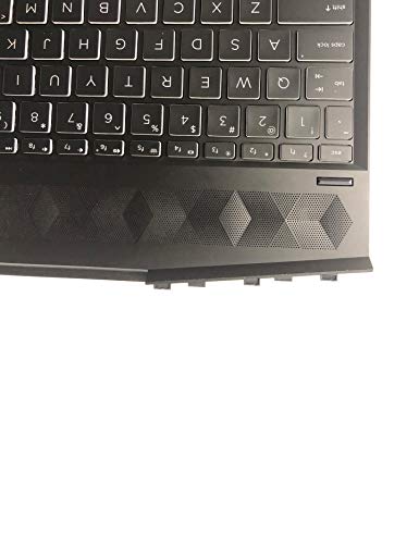 Image of F-Hong Palmrest Upper Case Touchpad with Backlight Keyboard for HP Gaming Pavilion 15-DK 15-DK0126TX TPN-C141, Compatible with Part Number L57595-001 Whiter