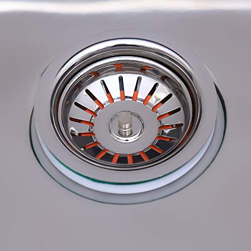 Image of CROCODILE 304 Grade Stainless Steel Double Bowl Kitchen Sink (37 inch x 18 inch x 8 inch Double Bowl, Glossy)