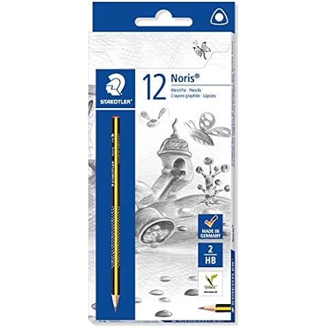 STAEDTLER Noris Eco 183-HB VE Lápices ecológicos de dureza media. Caja Cover
