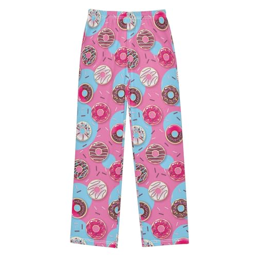 Colorful Sweet Donuts Boys Pajama Pants Pajama Bottoms Soft Sleep Pjs Lounge Pants M