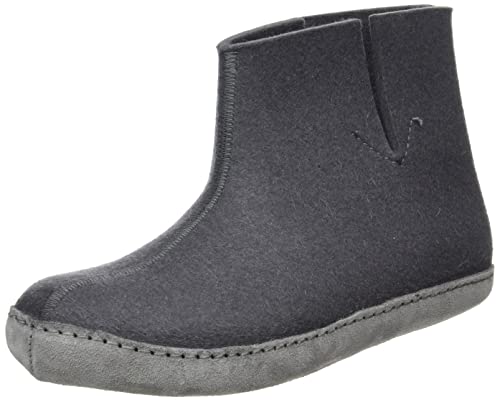 HAFLINGER Unisex Emils Choice Booty Hausschuh, Asphalt, 38 EU