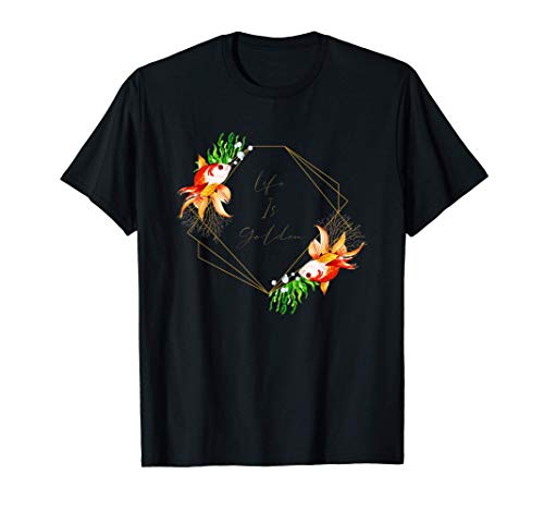 Guardianes de peces geométricos Goldfish Camiseta