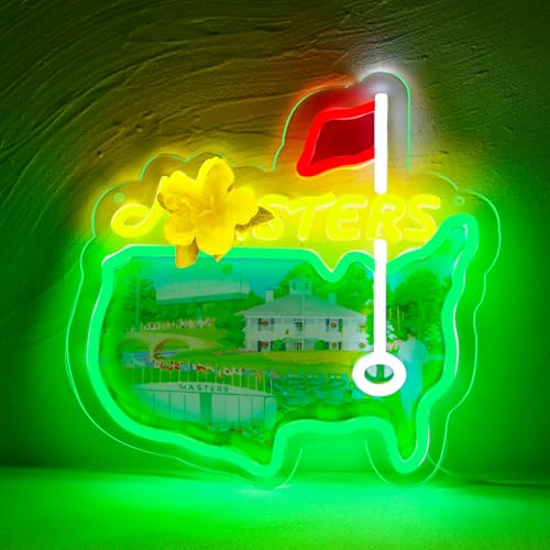 Image of Pugna Golf Merch Neon Signs for Wall Decor Golf Neon Lights for Bedroom Led Signs Suitable for Dormitory Man Cave Christmas