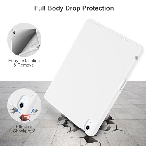 Image of Akkerds for iPad Air 11 Inch Case M4 /M3 /M2, Air 5th /4th Gen 10.9, White
