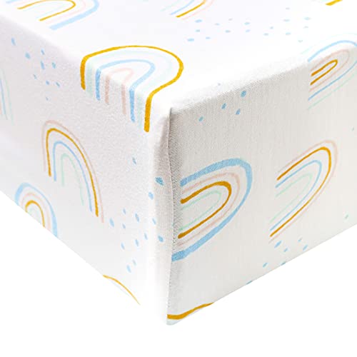 Image of Premium Fitted Knit Crib Sheet /Toddler Sheet Skye by Copper Pearl