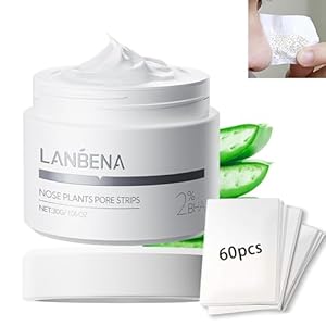 Blackhead Remover Mask 60 pcs,Remove Black Heads Face Black Head Remover Strips,Nose Plants Pore Cleanser Purifying Face Mask for All Skin Types(1.06oz/30g)