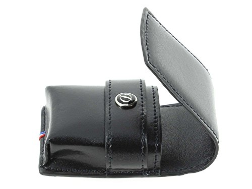 S.t Dupont D-180024 Line D Leather Lighter Case - Black #TOP1