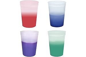 Aakron Stadium Cups: Set of 12, Color Changing