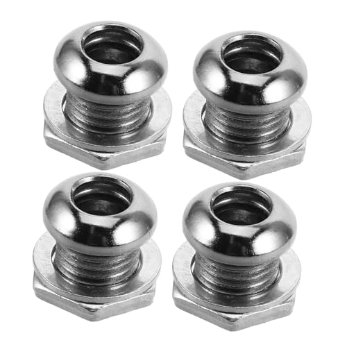 ULDIGI Drum Dampener Replacement 4 Pack Air Hole Screws for Snare Bass Drums Ventilation Hardware