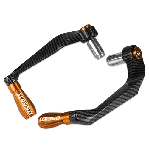 Motorrad Hebelschutz Motorrad Zubehör Hebel Schutz Bremse Kupplung Lenkschutzschutz FÜR YAMAHA SCR950 2017-2018(ORANGE)
