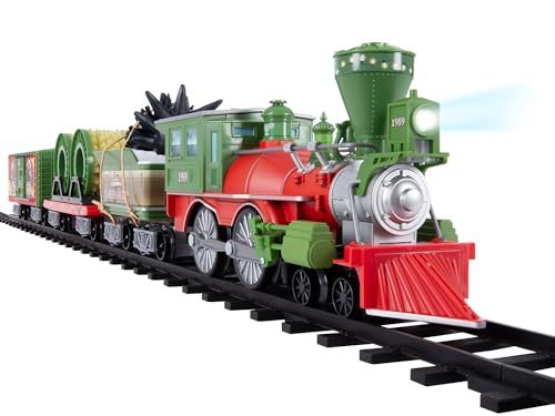 image for Lionel Battery-Operated Christmas Vacation Toy Train Set with Locomoti