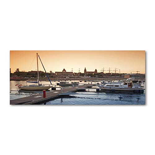 Splashback guard verre de sécurité trempé 125x50cm panneau cuisine orange Szczecin