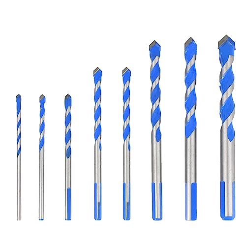 Brocas de taladro triangulares para vidrio y metal 3-12 mm miniatura 1