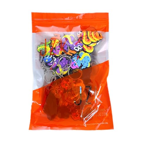 JZK 30 x Cartoon Schlange Schlüsselanhänger Schlüsselanhänger für Geburtstagsfeier Gefälligkeiten, Goody Bags, Kindergarten Klassenzimmer Preise, Lucky Dip Preise für Jungen, Partytütenfüller