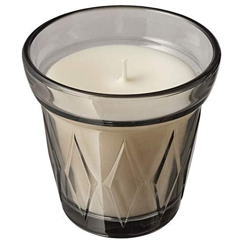Ikea Valdoft Scented Candle in Glass Salty Sweets Gray 304.428.60