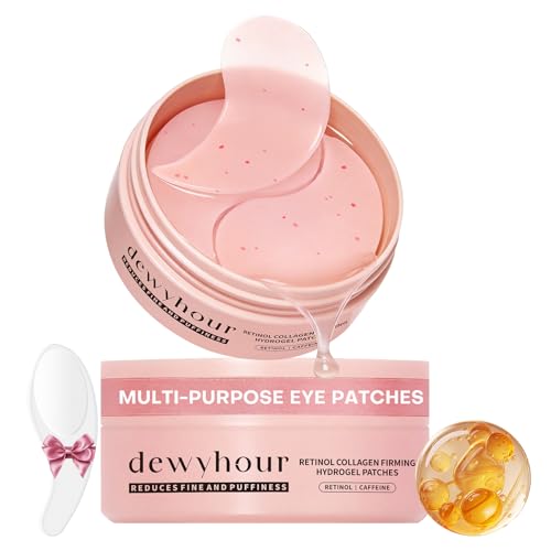 dewyhour Firming Hydrogel Under Eye Patches for Puffy Eyes &amp; Dark Circles
