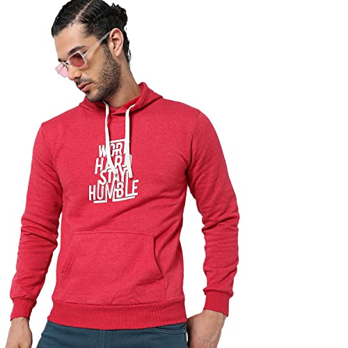 Image of CAHOOT Men's Printed Sweatshirt Regular Fit for Casual Wear | Full Sleeve | Cotton | Stylish Sweatshirt Crafted with Comfort Fit and High Performance for Everyday We