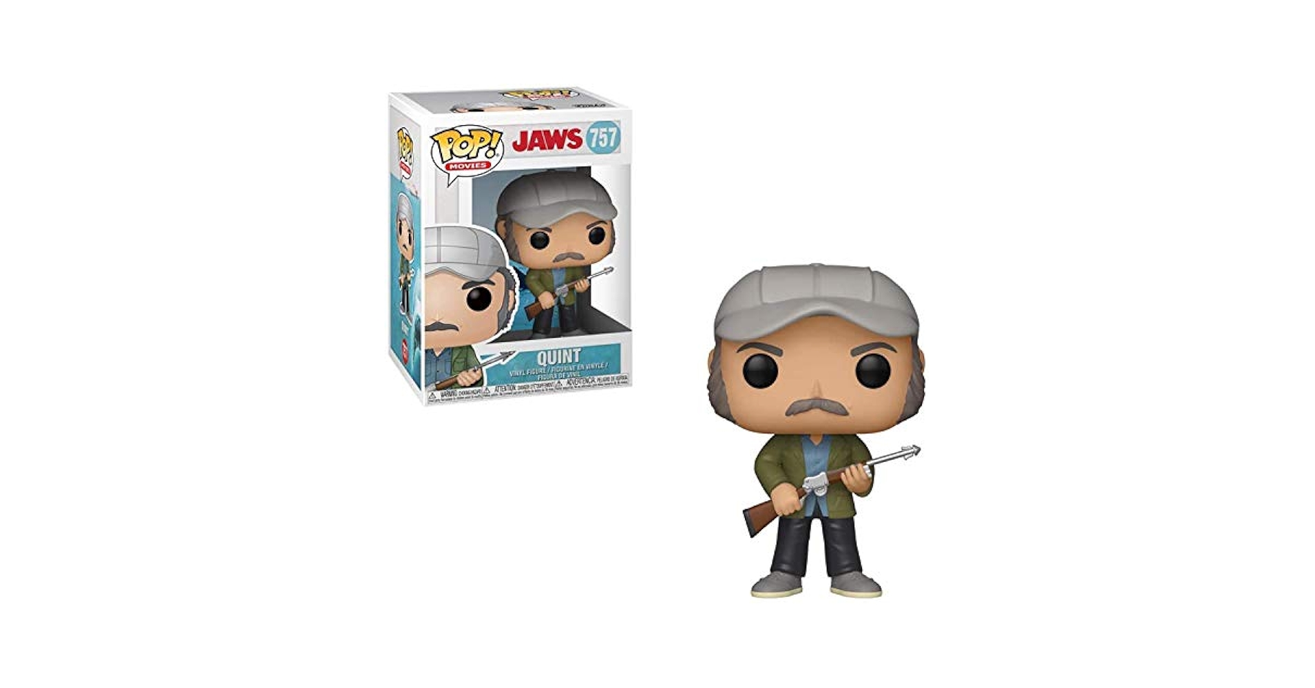 Funko POP! クイント マット•フーパー JAWS ファンコポップ Funko POP! Movies: Jaws 50th Anniversary Matt Hooper 4.2-in