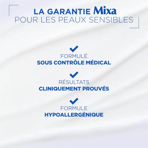 Mixa Expert Peau Sensible - Lait Panthénol Confort - Anti-Démangeaisons - Peaux Sèches et Réactives - Bébé, Enfant, Adulte Hypoallergénique - Sans Parfum - 250ml