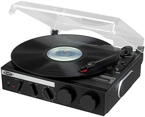 Jensen® 3-Speed Stereo Turntable with Built-in Speakers