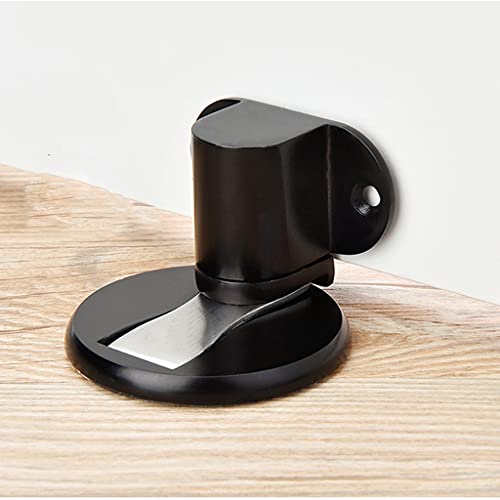 Tope de puerta ajustable sin taladro de acero inoxidable resistente al agua color amarillo 2