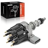 A-Premium Ignition Distributor with Cap and Rotor Compatible with Ford F-150 F-250 F-350 E-150 E-250 Eonoline Club Wagon E-350 Econoline