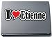 Produktbild INDIGOS UG - Aufkleber - I Love Heart Decal Sticker Laptopskin 297 mm - Ich Liebe - I Love Etienne - Laptop Netbook Computer - Sticker mit Namen vom Mann Frau Kind