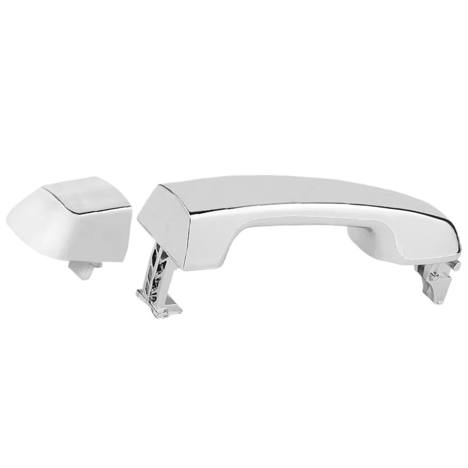 Ohkylsd 1 Piece Chrome Door Handle Car Exterior Rear Door Handle 69211-60090 For Toyota For Prado For Landcruiser Fj150 For 4Runner 2010-2017 Replacement Handles(1 Piece Chrome)