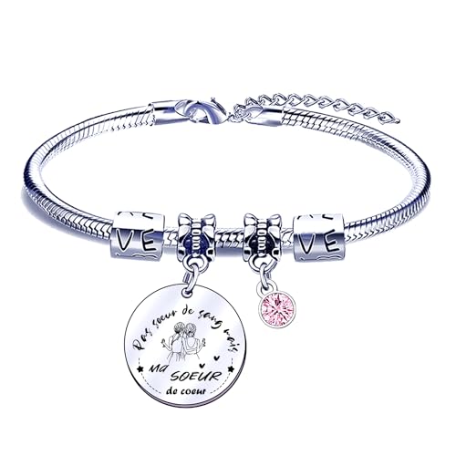 FGHJK Bijou Original Cadeau pour Femme et Soeur - Accessoires pour Anniversaire, Noël et Graduation