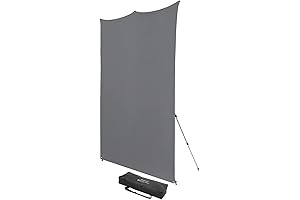 Westcott 8'x8' Neutral Gray X-Drop Pro Wrinkle-Resistant Backdrop Kit