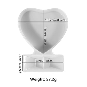 Amazon.co.jp: シリコンモールド フォトフレーム ハート型 額縁