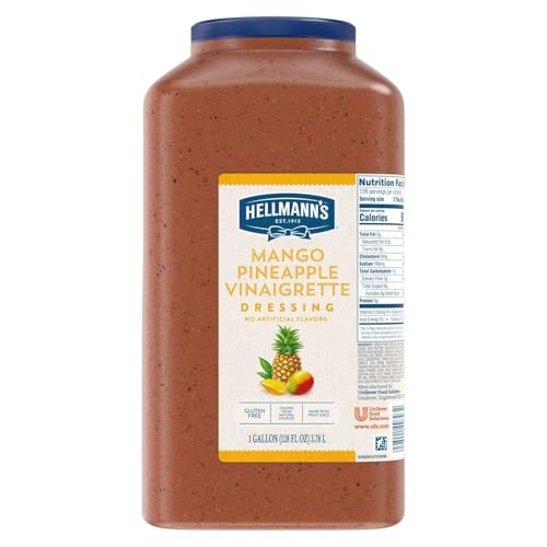 Hellmann's Mango Pineapple Vinaigrette Salad Dressing Jug Gluten Free, No