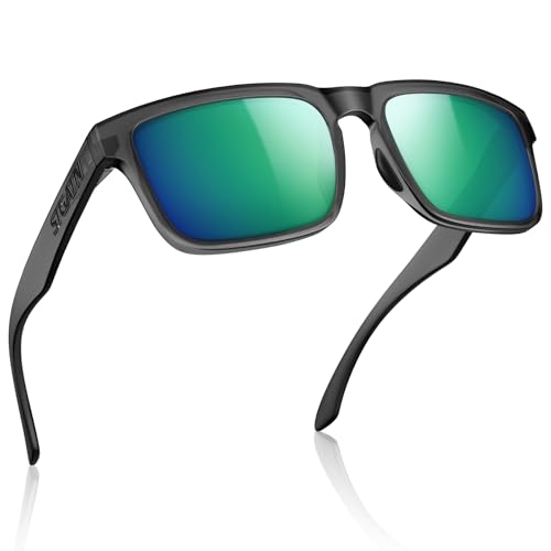 Image of STGATN Big Head Sunglasses for Men - 155MM for Large Wide Heads Men's TR90 Ultralight UV400 Protection Glasses