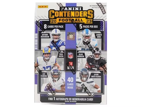 2023 Panini Contenders Football 5-Pack Trading Card HOBBY Blaster Box