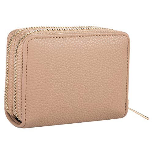 Credit Card Case Holder Wallet with ID Window Zipper Small3