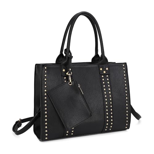 Image of JESSIE & JAMES Satchel Purses for Women Shoulder Bags Crossbody Top Handle Handbags with Adjustable Strap Card Pouch
