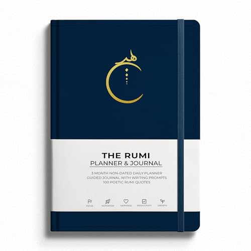 Planificateur quotidien et journal de productivité Rumi non daté 3 mois
