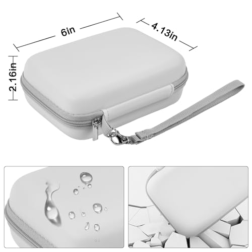 Image of Comecase Hard Shell Label Maker Case for Nelko P21, for Phomemo D30, for JADENS D11, for NIIMBOT D11 - Organizer for Home, Office & Crafts, Holds Printer + 6 Tape Rolls (Case Only)